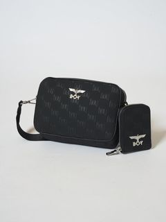 BOYGRAM TWIN POUCH / ポーチ / ブラック