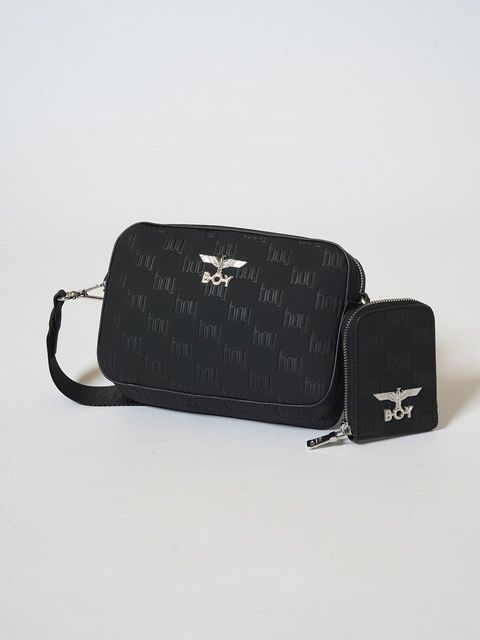 BOYGRAM TWIN POUCH / ポーチ / ブラック