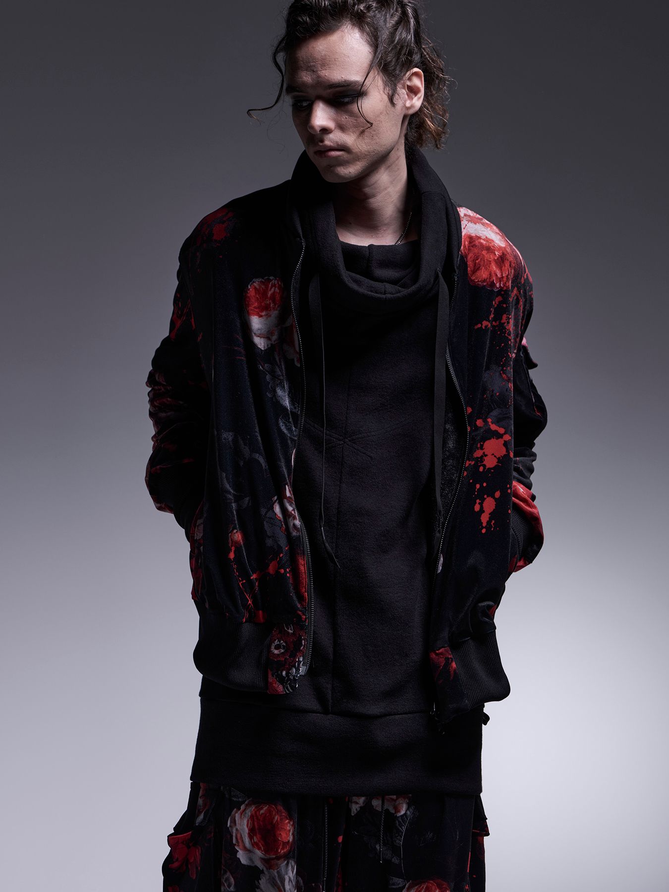 【予約品 7月13日(日) 締切】Loose High Nack / ヒートテックジャージー ルーズハイネック / ブラック