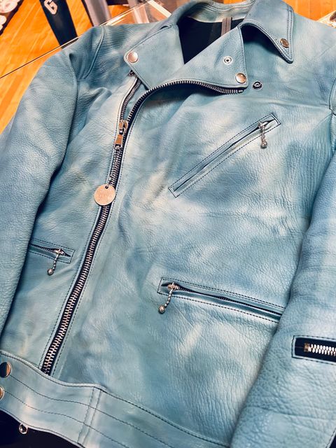 SPEEDER（スピーダー） Garment Burning Dyed Double Riders / BEER GREEN 【STRUM】