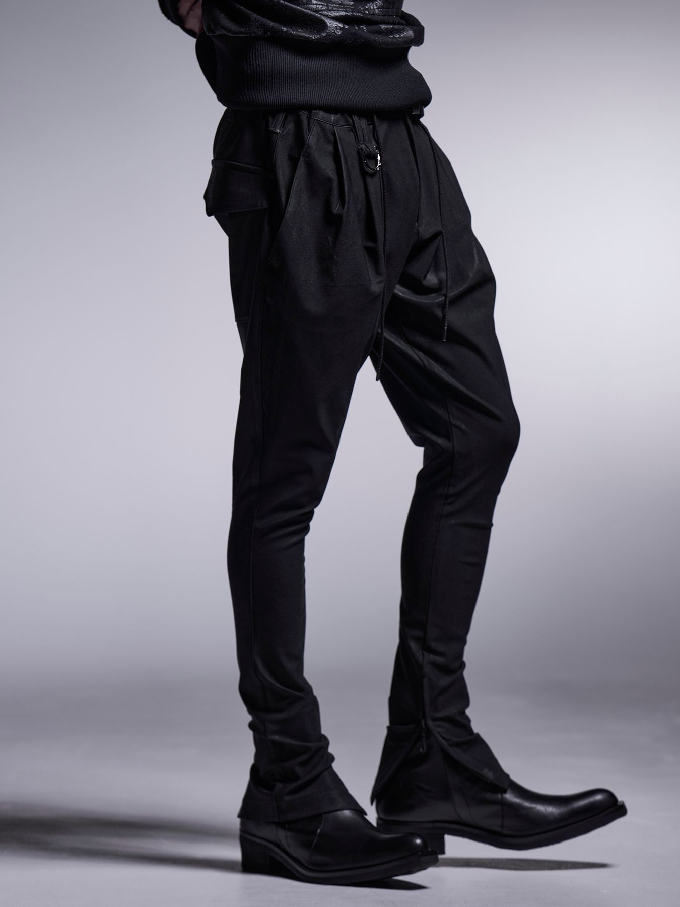 kiryuyrik KS-HP27-600  サルエルパンツ / ブラックSタグ kiryuyrik - 《予約品》 SaruelPants / サルエルパンツ