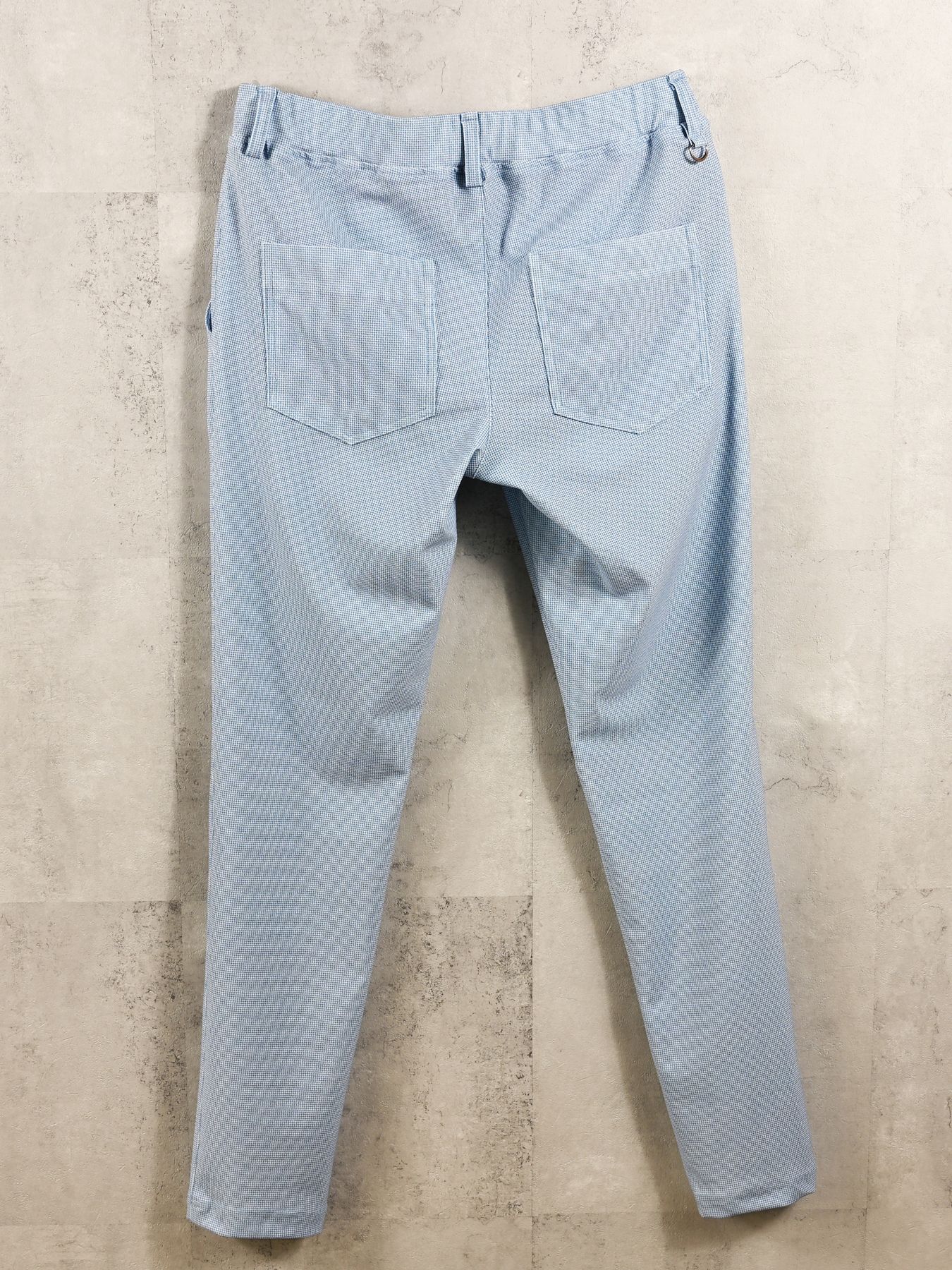 【予約品 】CHRIS EASY TUCK PANTS / クリスイージータックパンツ / チェックサックス