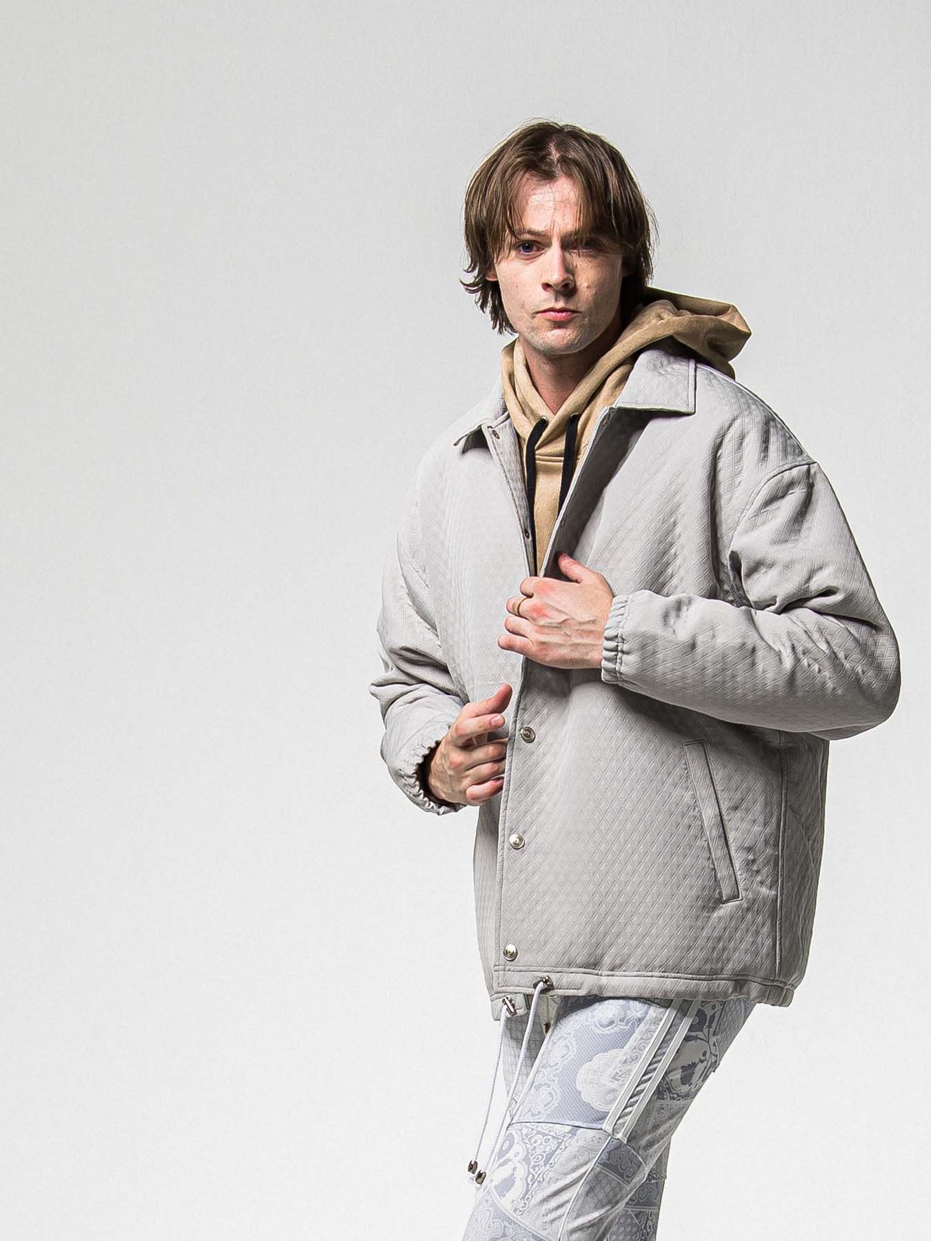 【予約品 8月31日(日) 締切】FUR COACH JK / ファーコーチジャケット / グレー