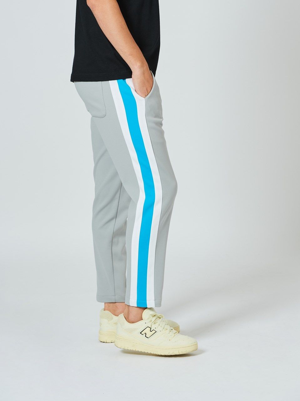 muta Track Pants / トラックパンツ / グレー 【Acanthus×muta】