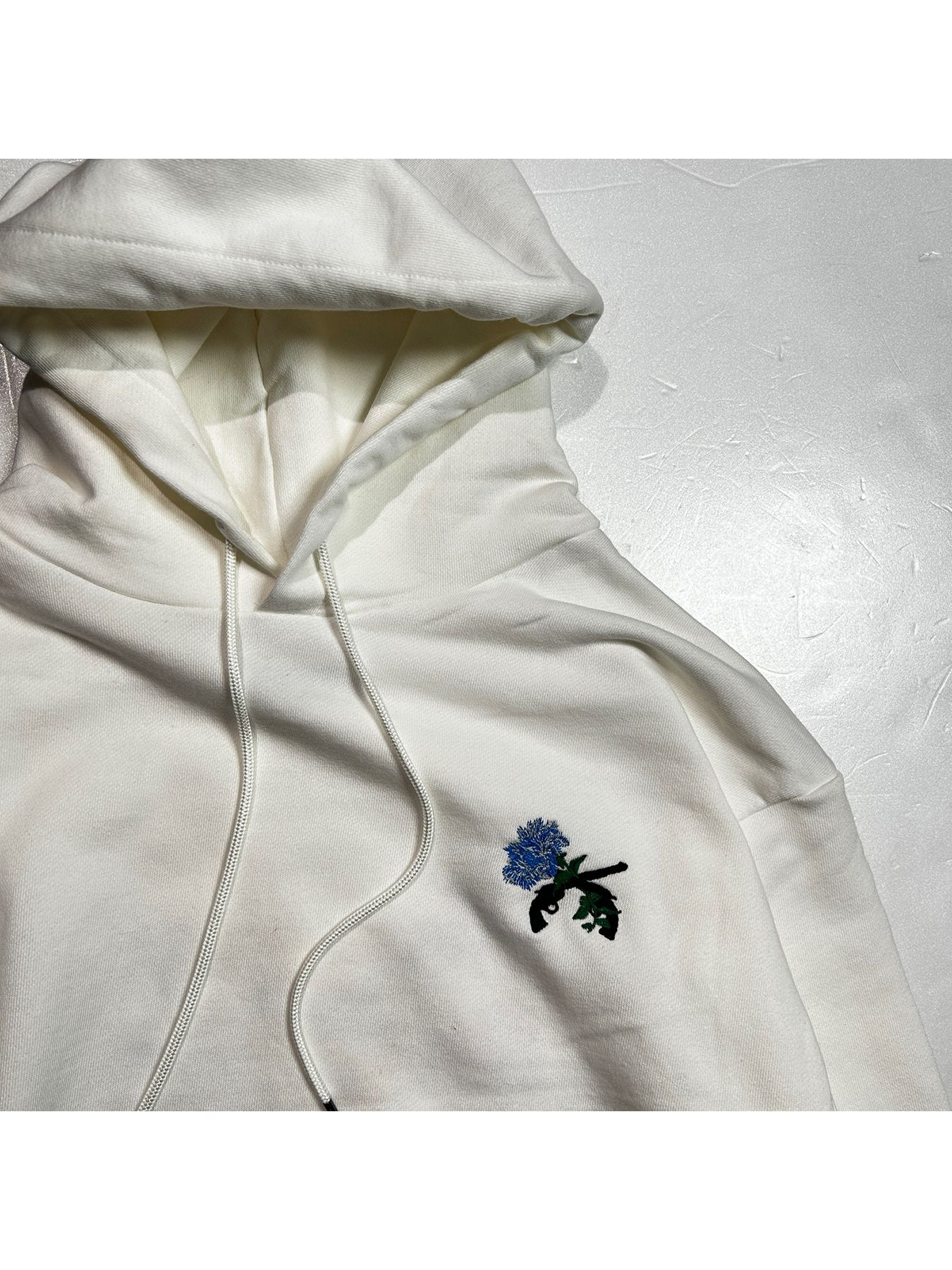 【予約品 8月10日(日) 締切 】FLOWER GUN HOODIE / フラワーガン フーディー / オフホワイト