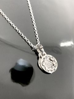 《受注生産》CUT OUT FLOWER with COIN NECKLACE / フラワープレート＆コインネックレス / 注文から1～2週間後入荷予定