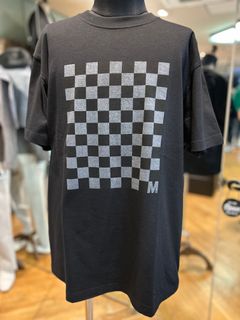 CHECKER FLAG TシャツBLACK 【M】