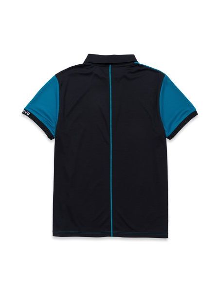 LASER ZIP UP POLO / ブルー