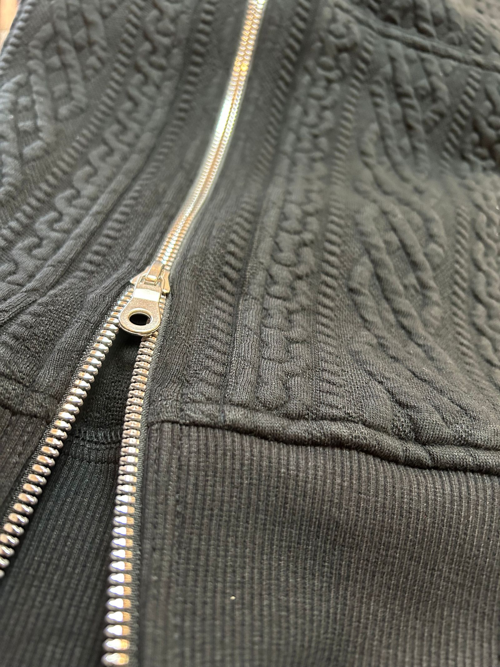 ROPE  zip loose hoodie  / ジップパーカー / ブラック 【RESOUND CLOTHING】
