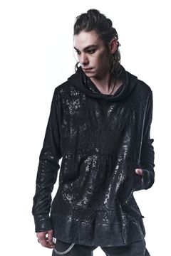 《予約品》 Hoodie パーカー BlackFoilSmooth / Black 【kiryuyrik】 11月入荷予定