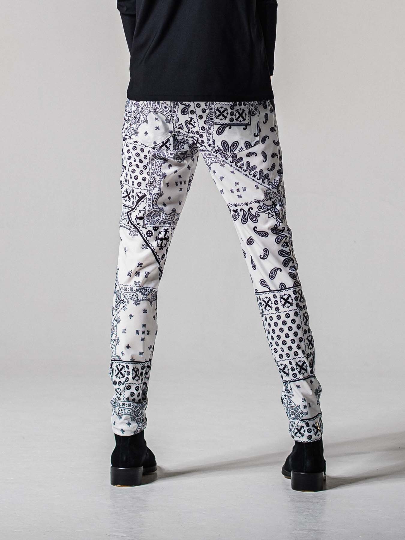 【予約品 11月16日(日) 締切】CHRIS EASY TUCK PANTS / スラックス イージーパンツ / バンダナホワイト