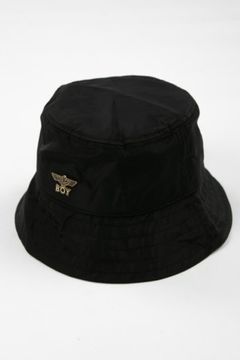 NYLON BUCKET HAT/ ブラック 【BOY LONDON】