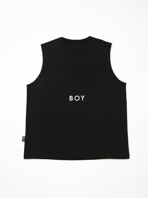 BOY CROSS MOTIFSLEEVELESS SHIRT / ノースリーブTシャツ / ブラック 【BOY LONDON】