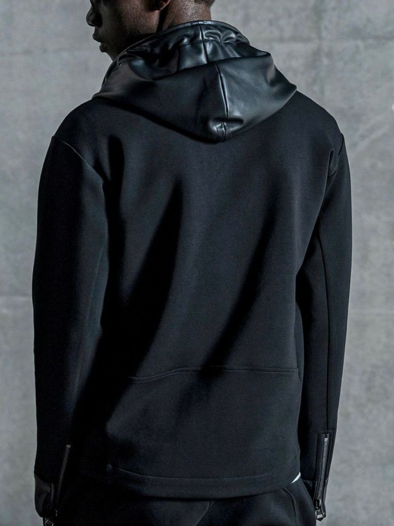 バイカーテックフーディー / ブラック