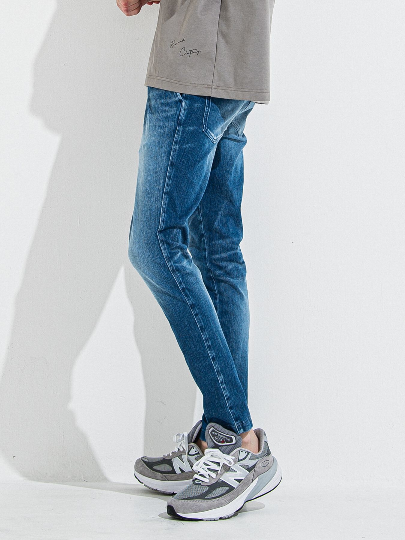 【予約品】DENIM JERSEY CHRIS EASY TUCK PT / デニムジャージクリスイージータックパンツ / ダーク