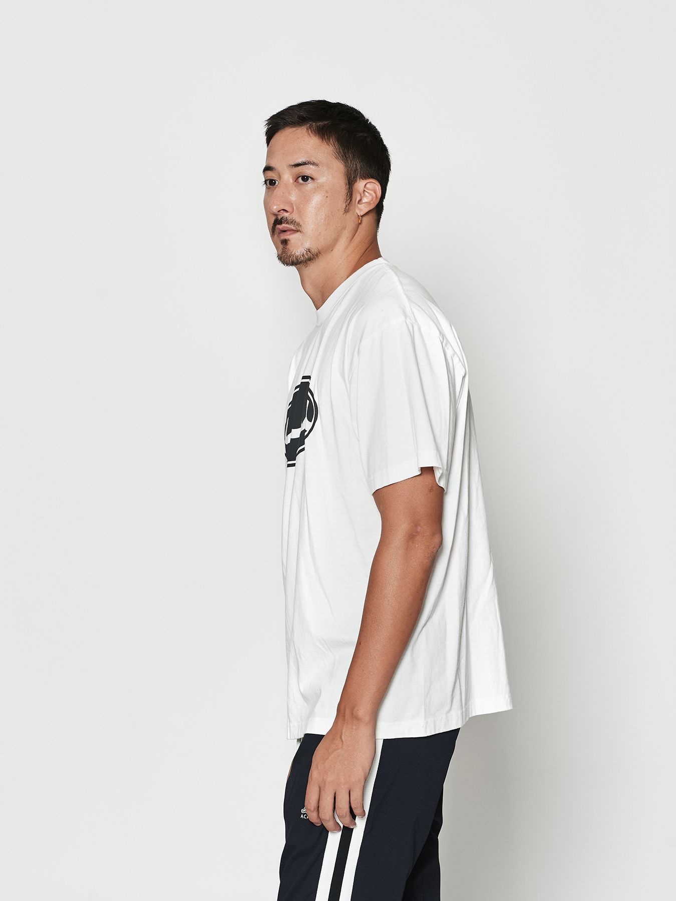 【予約品 10月9日(木) 締切】muta Aging Circle Logo Tee / Tシャツ / ホワイト【Acanthus × muta MARINE】