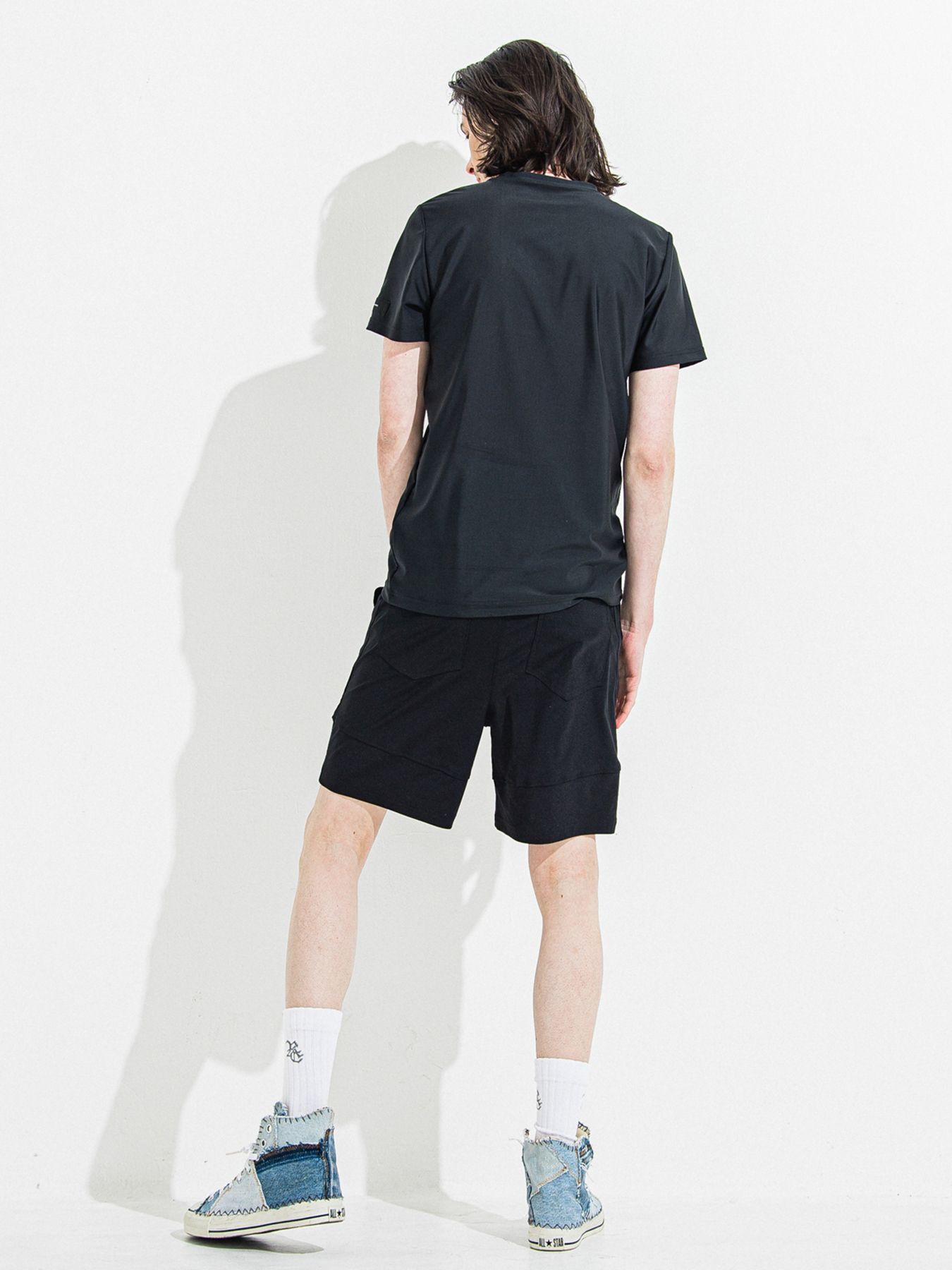 【予約品 】HANDWRITING RASH BASIC T / ラッシュガード ハンドライティングTシャツ / ブラック