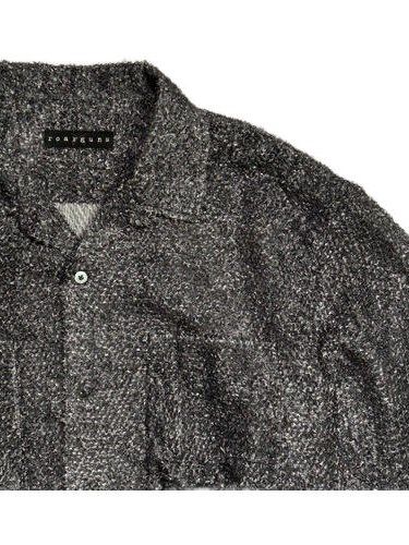 《予約品8月31日 23時55分締め》 DENIM SS SH / デニムシャツ / ブラック 【roarguns 】 2024年3月入荷予定