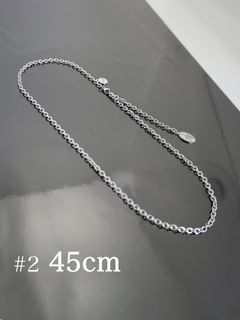 《受注生産》GODSIZE® MEDAL STAINLESS CHAIN #2 45 / ゴッドサイズ® メダイ ステンレスチェーン #2 45 / 注文から1～2週間後入荷予定