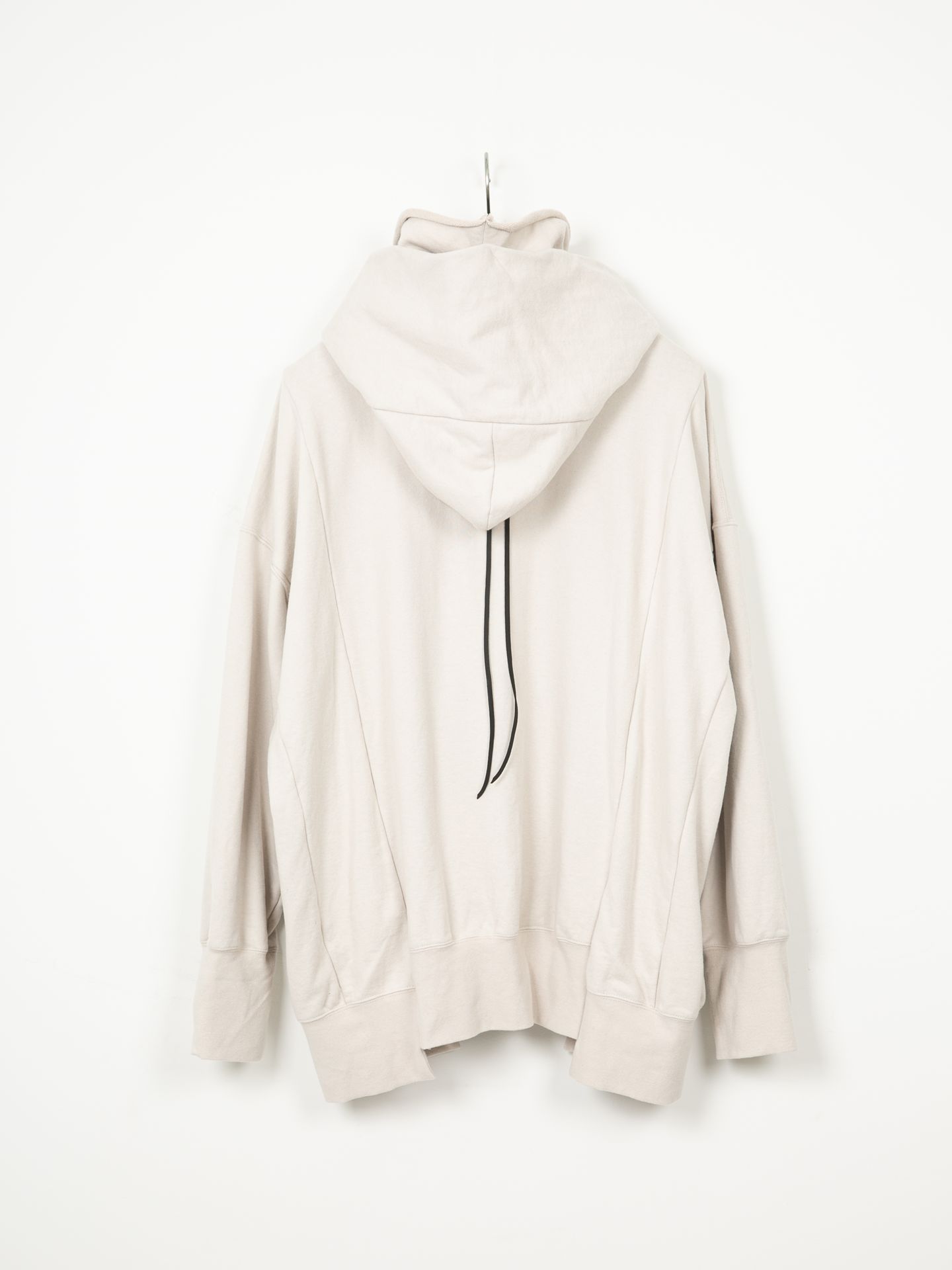 Tight Tension French Terry Hight Neck Hoodie  / ハイネックフーディー  / アイボリー