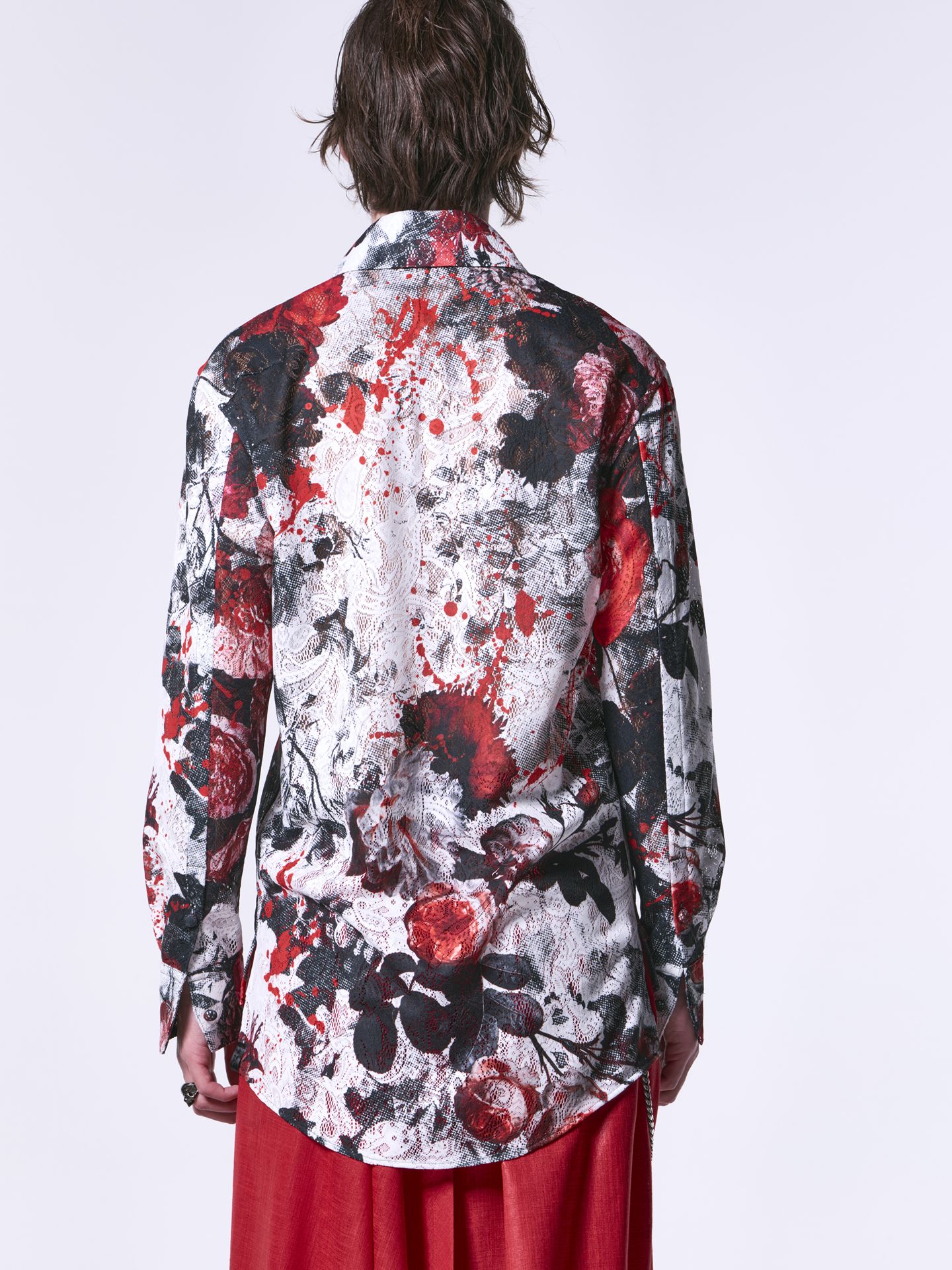 《予約品》 Shirt / シャツ / ホワイト＆レッド