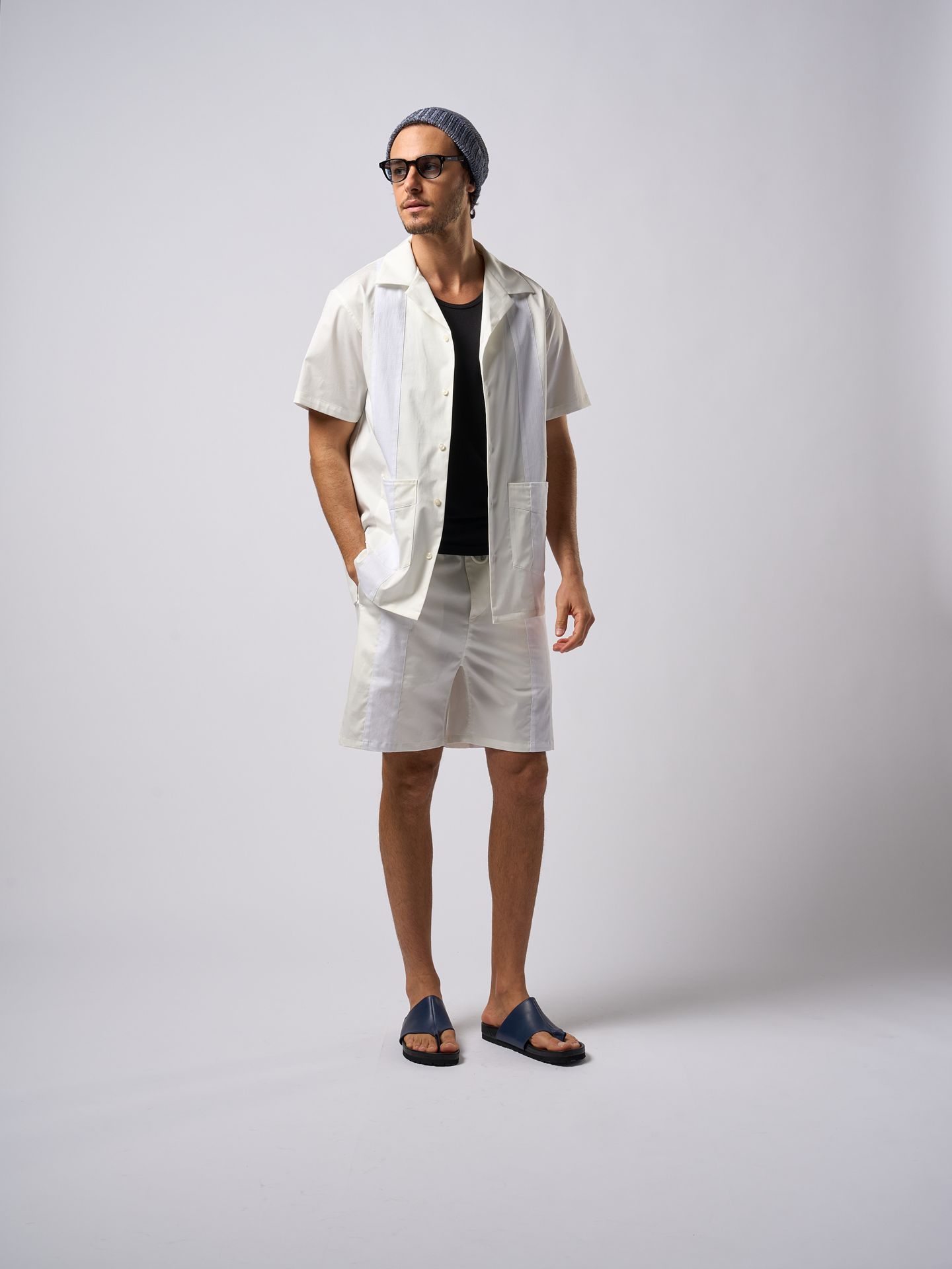 【予約品9月19日 10時締め】 cuba shirt / キューバシャツ / ホワイト