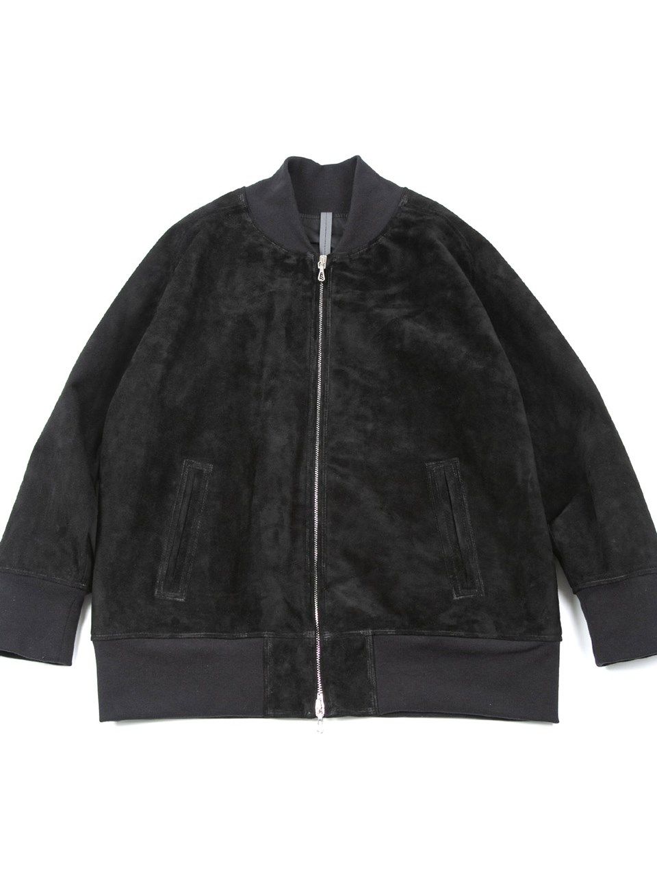 《予約品》 Suede Horse hide Blouson  CRANK / ホーススエード ブルゾン / ブラック 【STRUM】9月以降入荷予定