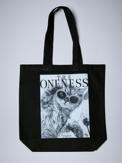 【予約品 10月26日(月) 締切】《犬猫保護活動チャリティー企画》Organic Cotton Tote Bag / オーガニックコットン トートバッグ / ブラック