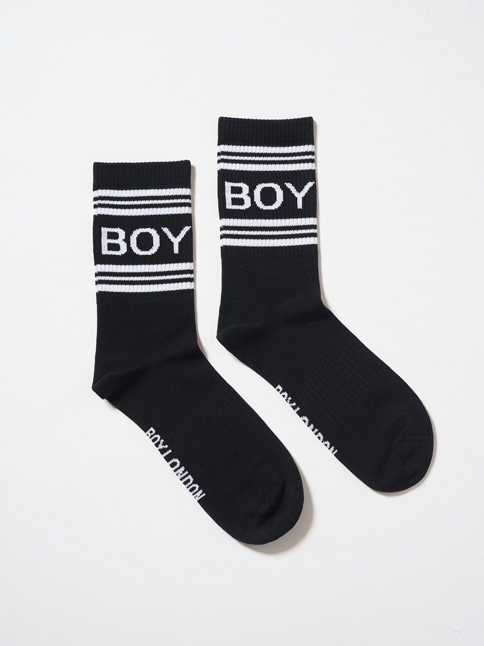 BOY LOGO REGULAR SOCKS / ソックス / ブラック