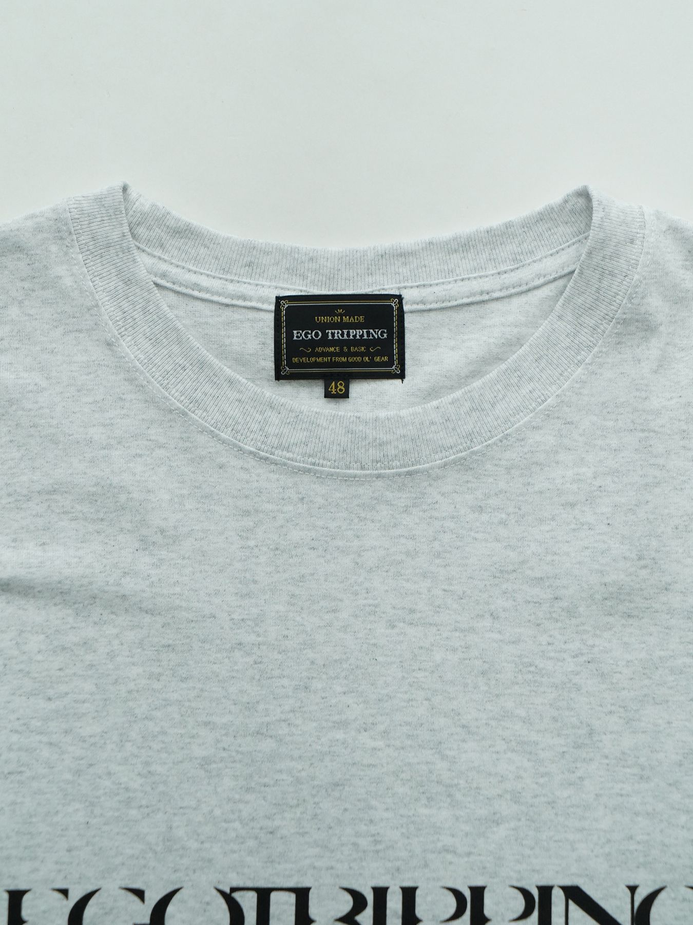 【予約品 11月23日(日) 締切】PRINTTEE-A short / ロゴプリント Tシャツ / ASH