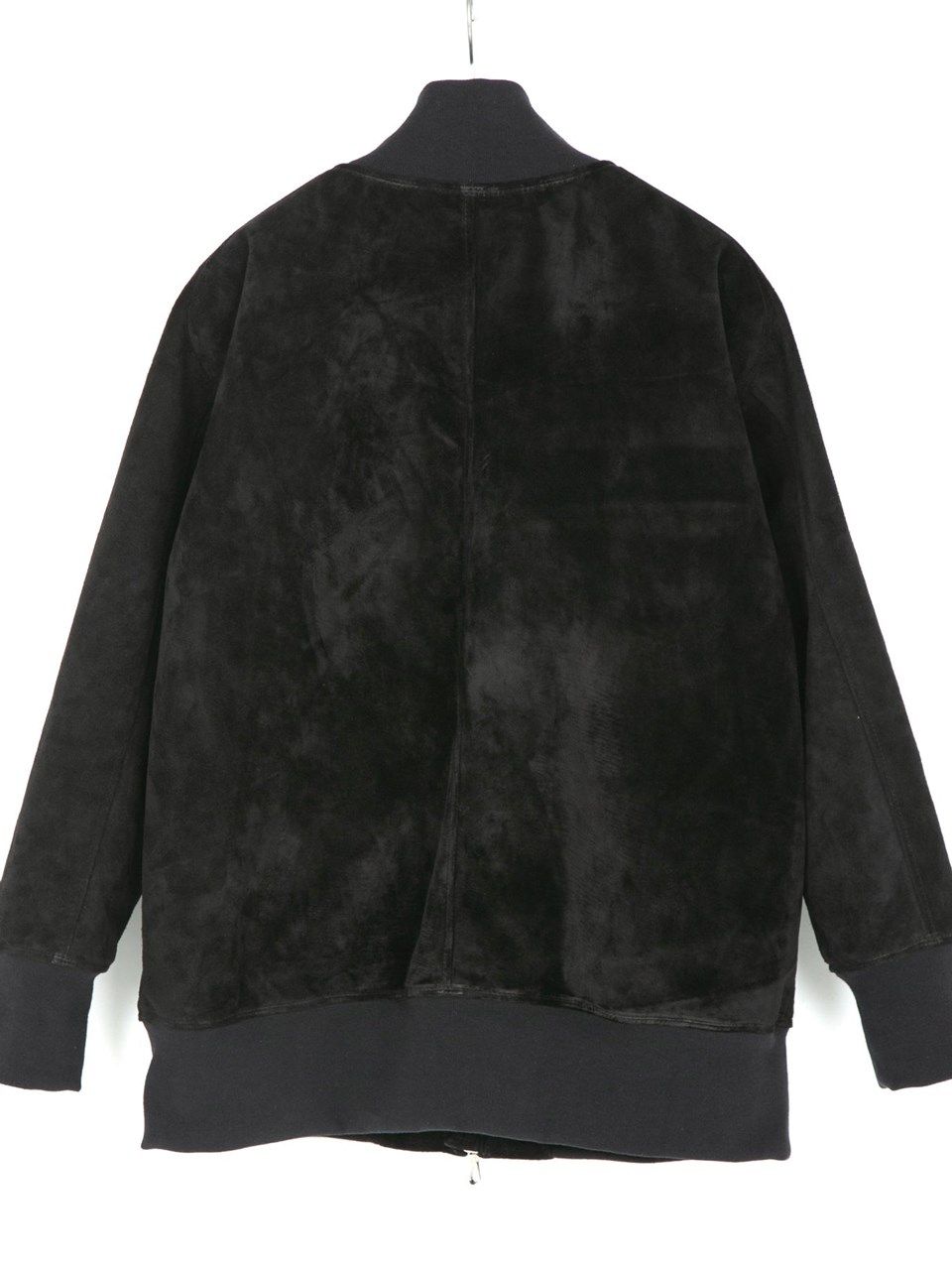 《予約品》 Suede Horse hide Blouson  CRANK / ホーススエード ブルゾン / ブラック 【STRUM】9月以降入荷予定
