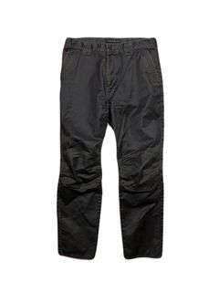 【予約品 3月9日(月) 18:00 締切】S.WASH COATING PT / ストーンウォッシュ コーティング チノクロス モトクロス パンツ / ブラック