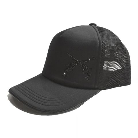 《予約品3月27日 23時55分締め》 CROSS CRY CAP / ベースボールキャップ / ブラック・ブラック 【roarguns 】 8月中入荷予定