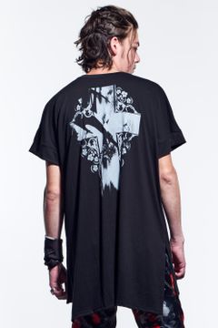 DropShoulderT-Shirts Tシャツ BEA TENJIKU / Black 【kiryuyrik】