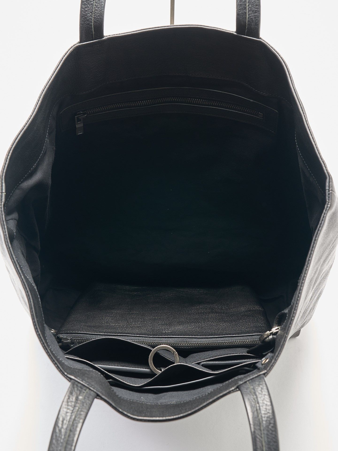 【予約品】 KOBE LEATHER big tote bag/ トートバッグ / ブラック