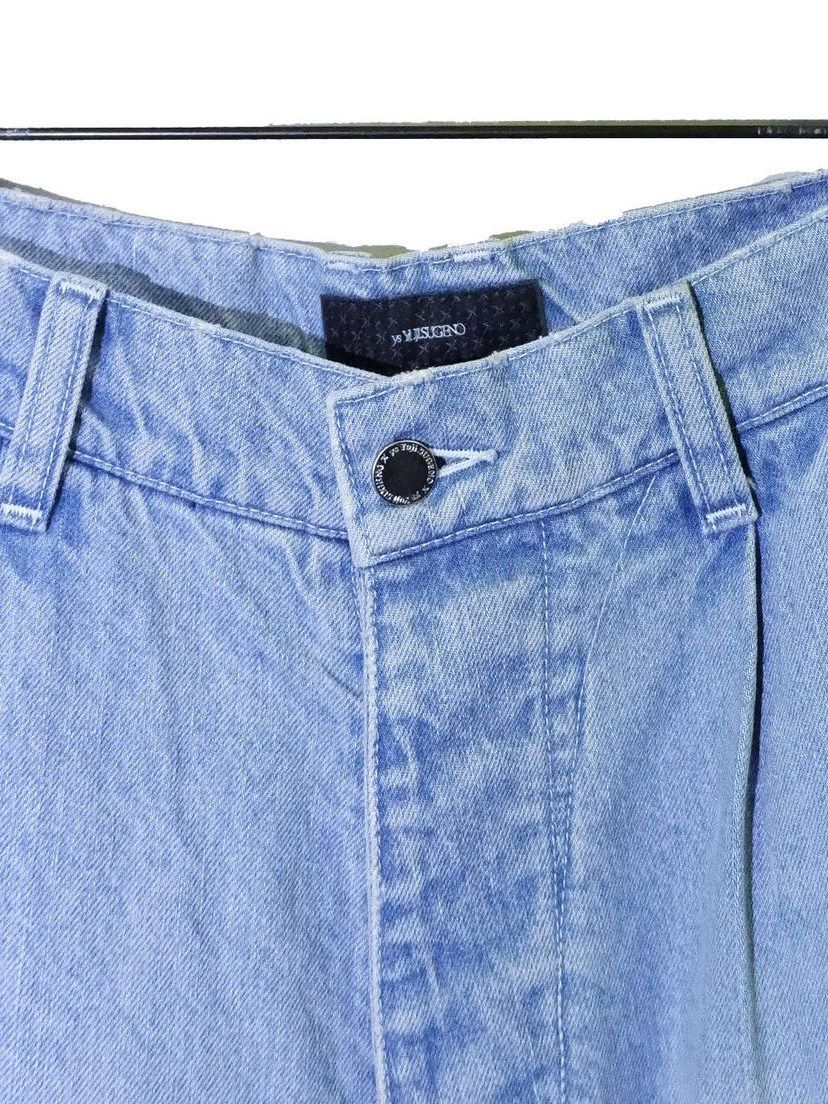 10oz Denim USED Two Tuck Wide Pants / ワイドデニムパンツ / フェード 【ys Yuji SUGENO】