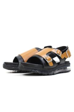 レザーサンダル 6010 / Black×Camel 【HONOUR OVATION】