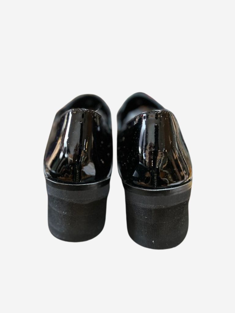 《予約品1月13日 10時締め》 Mule / ミュール エナメル レザー / ブラック / ブラック