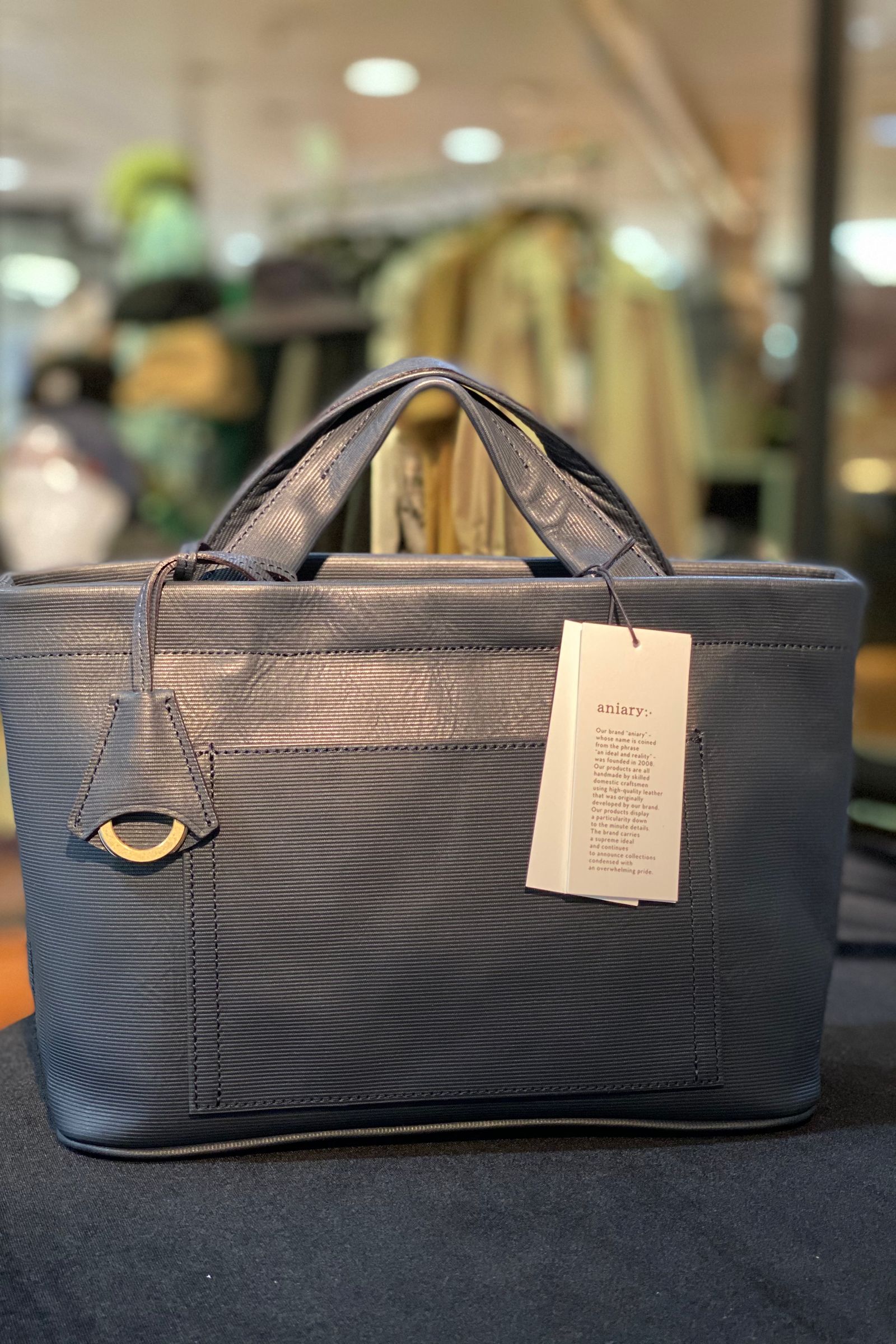 トート Refine Leather / Navy 【aniary】