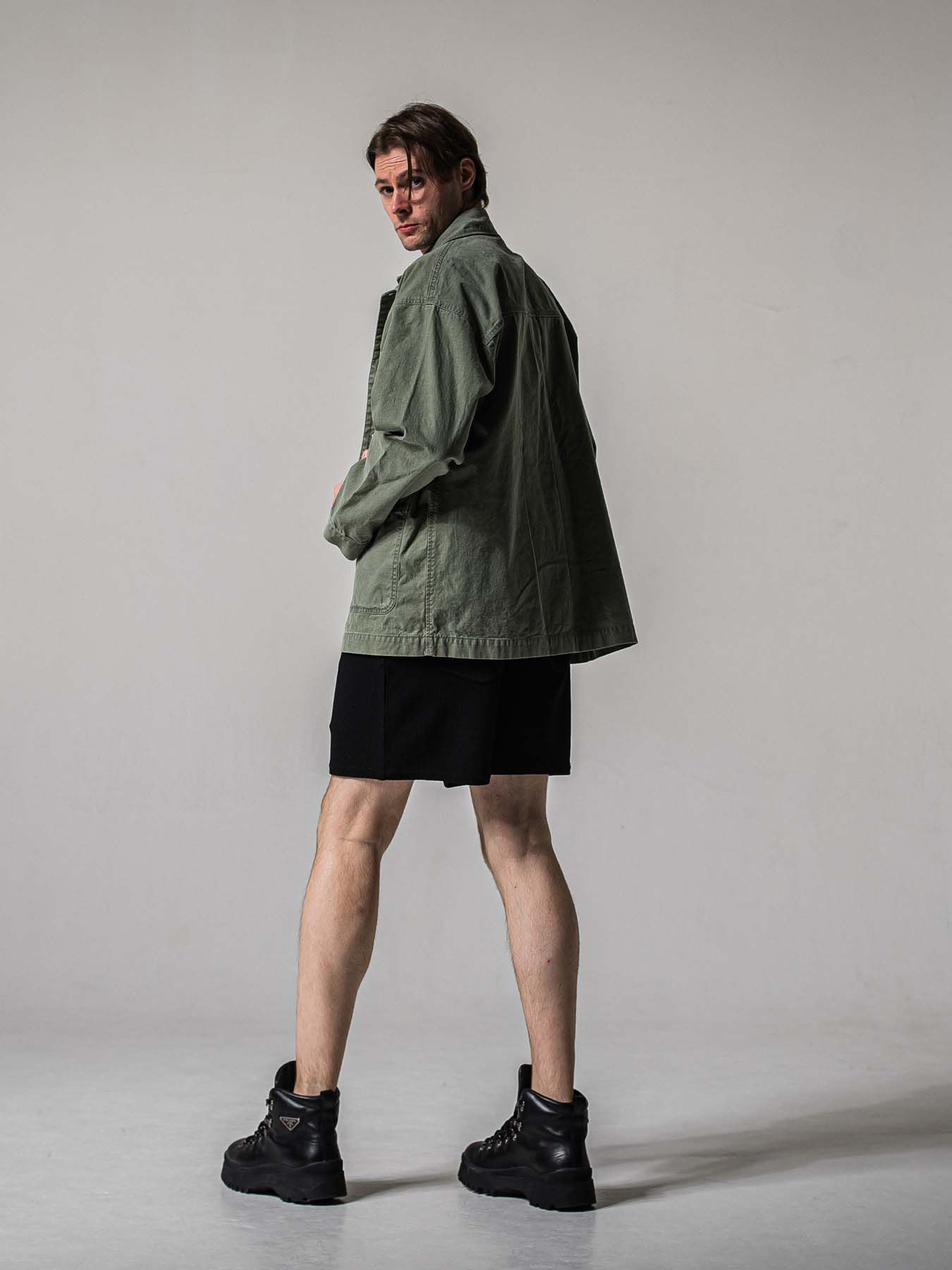 【予約品 11月16日(日) 締切】BLISTER KNIT HALF PT / ブリスターニットハーフパンツ / ブラック