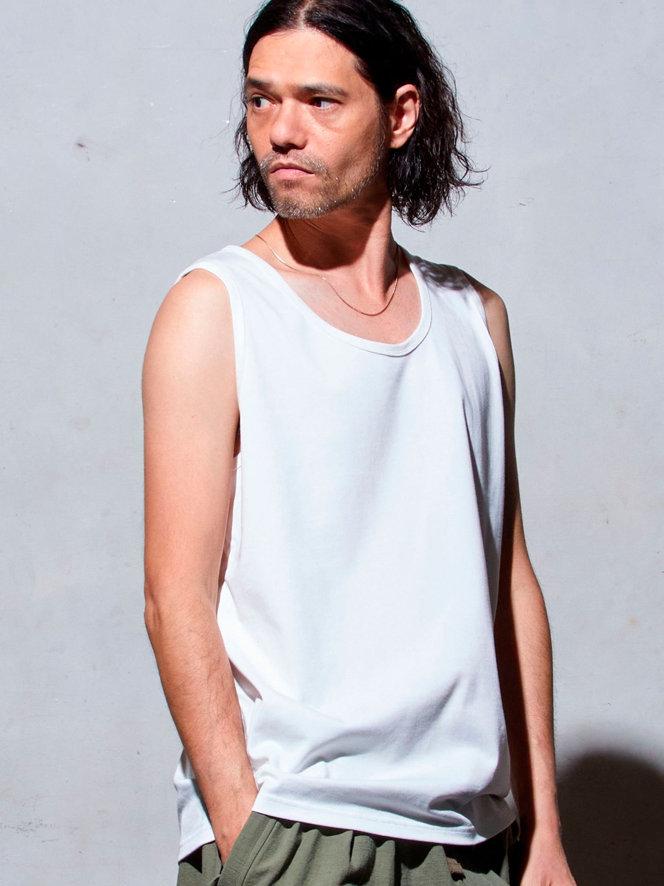 【予約品 11月9日(月) 締切】SMOOTH TANK / スムースタンクトップ / ホワイト