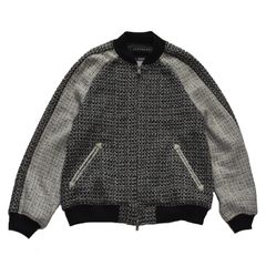 《予約品3月27日 23時55分締め》 TWEED BLOUSON / ブルゾン / グレー  【roarguns 】8月中入荷予定