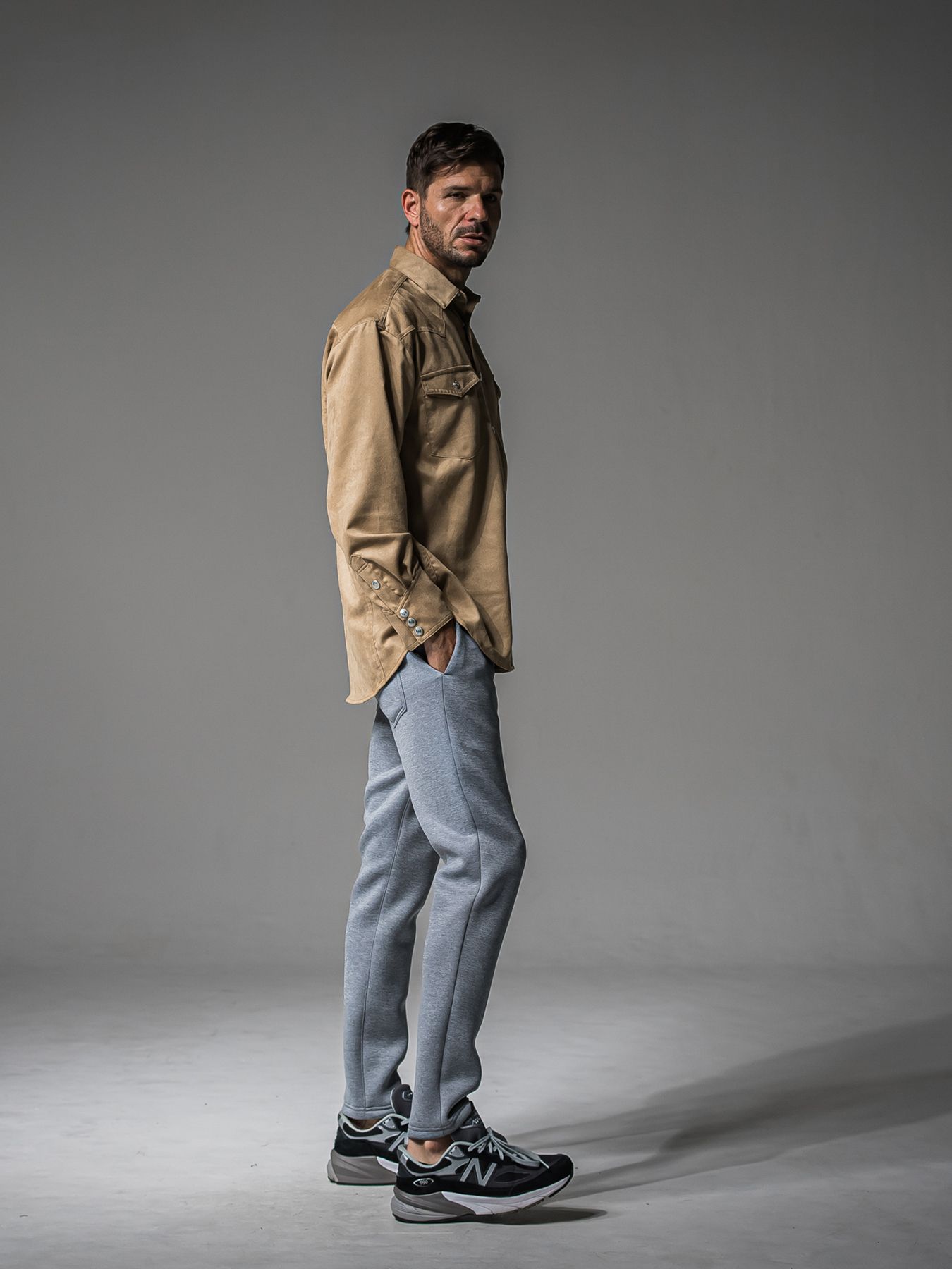 【予約品 】ERIC EASY PANTS / エリック イージーパンツ / ダークグレー
