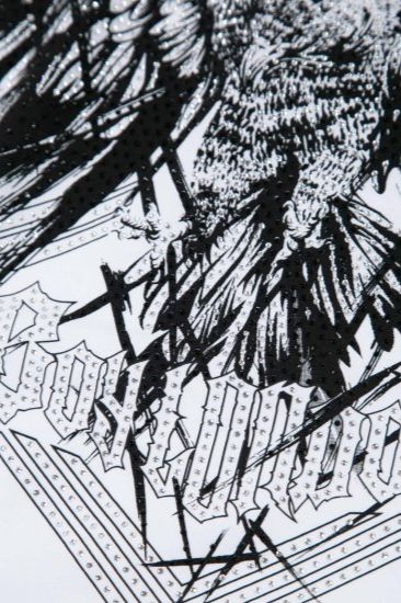 RHINESTONE BIG EAGLE T-SHIRTS/ ホワイト 【BOY LONDON】