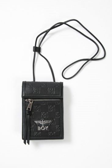 EMBOSSING MINI SHOULDER BAG / BLACK 【BOY LONDON】