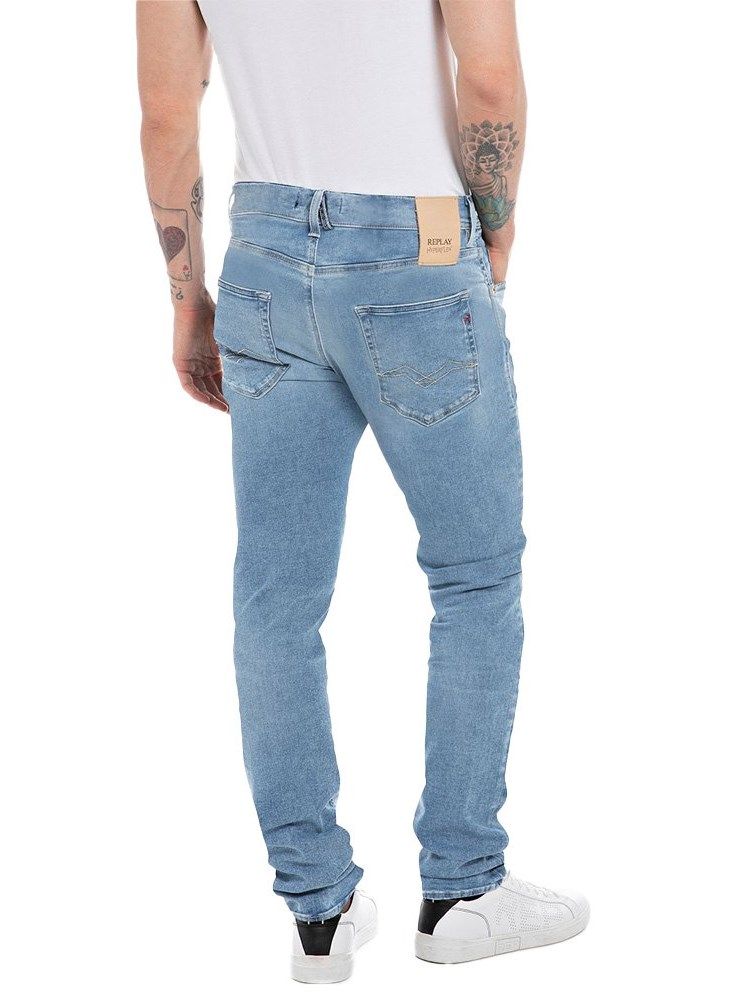 10.5 OZ HYPERFLEX STRETCH DENIM/ デニムパンツ  / ライトブルー 【REPLAY】