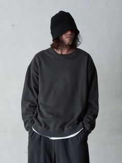 《予約品》 SOFTAGED L/S / スウェットシャツ / チャコール