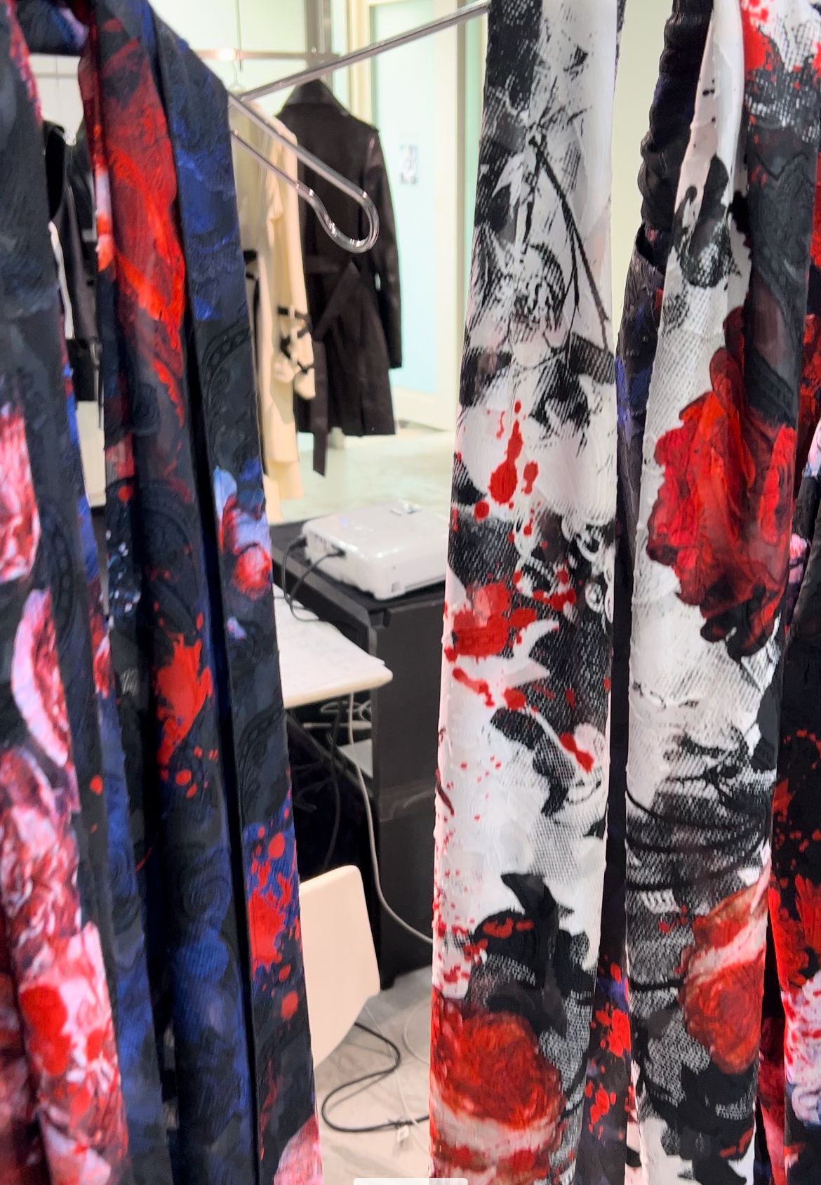 《予約品》 SplashFlora Stoal / フラワーストール単品 / ネイビー＆レッド