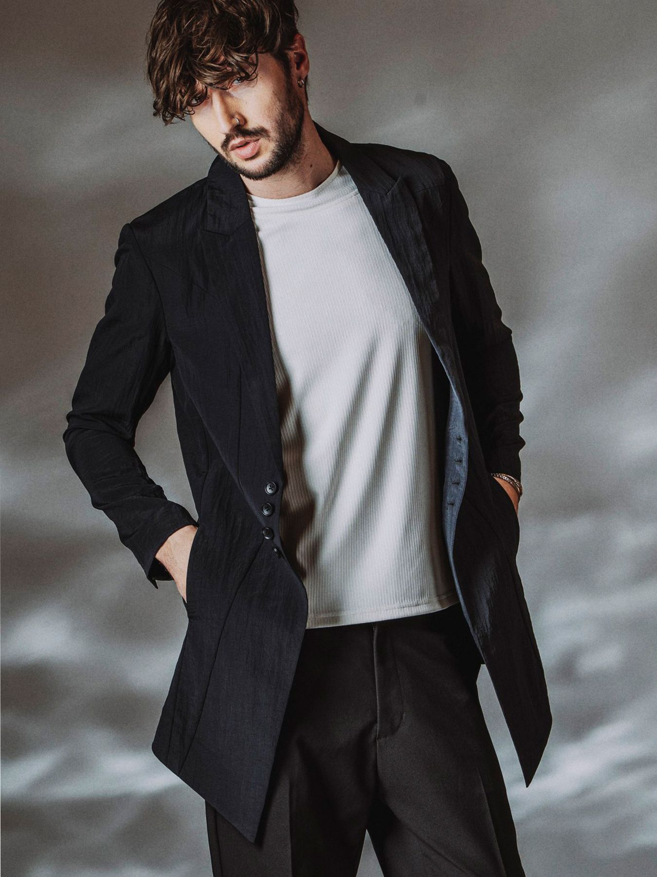 マルチシーム4B-ロングJKT / ブラック【NO ID.】