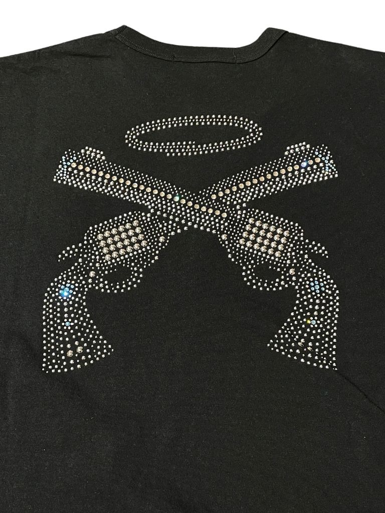 FACE TEE /スワロ Tシャツ / ブラック
